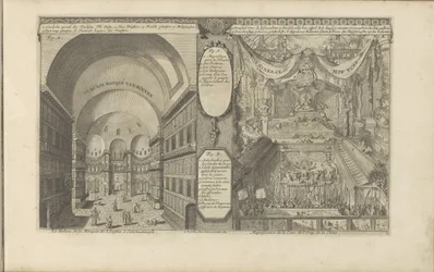 Turkse moskee in Constantinopel; Keizerlijk hof in China