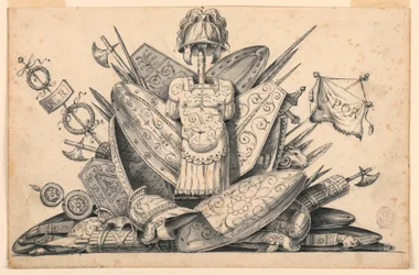 Tekening, Wapentrofee, 1830-1850