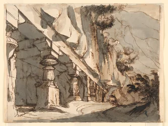 Toneelontwerp, Grot en Tempel