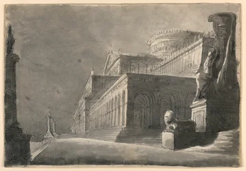 Decorontwerp, Exterieur van Enorm Paleis