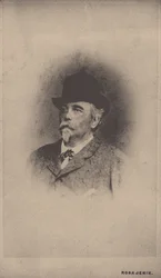 Portret van August Zang 1807-1888