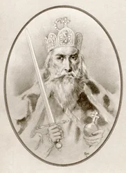Karel de Grote, uit Levensbiografieën van beroemde heersers