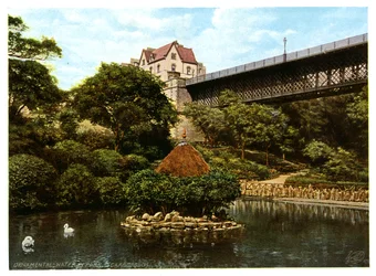 Ornamentaal Water in Park, Scarborough