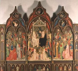 De kroning van de Maagd Maria
