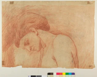 Portret van zijn vrouw, ca. 1918