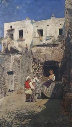 De zon, door Rubens Santoro (1859-1942)