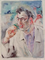 "Groenteeter" (zelfportret)
