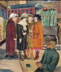 Passanten en Reichswehr