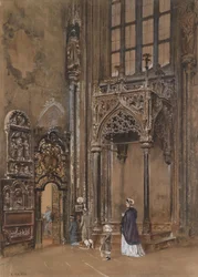 Binnenkant van St. Stephan in Wenen