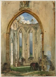 Ruïne van een kerk, 1849