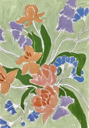 Levendig bloemenboeket