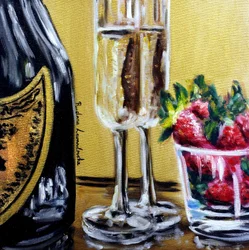 Champagnewensen, 2025 (olieverf op doek)