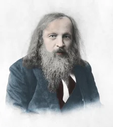 Dmitry Ivanovich Mendelejev - Dmitry Mendelejev - (1834-1907) Russische chemicus en uitvinder