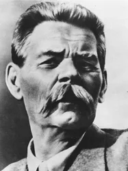 Portret van Aleksej Maksimovitsj Pesjkov, bekend als Maksim Gorki