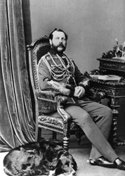 Portret van keizer Alexander II van Rusland