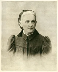 Portret van Maria Alexandrovna Ulanov (1835-1916), moeder van Lenin (1870-1924). Fotografie, in 