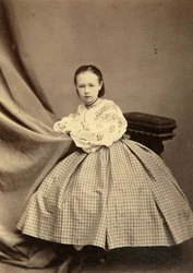 Portret van Sofja Perovskaja (sepia foto)