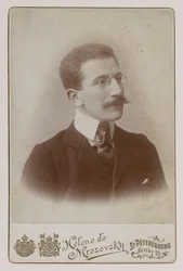 Portret van de schilder Leon Bakst