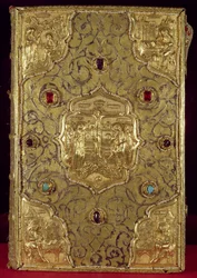 Evangelisch relikwie, Moskouse School (goud, zilver, edelstenen & niello)