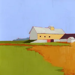 Ayrhill Farm, 2025 (acryl op houten paneel)