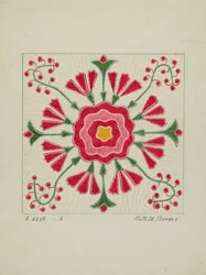 Applicatiequilt, c. 1940