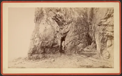 Split Rock vanuit het noorden, Mt. Desert.