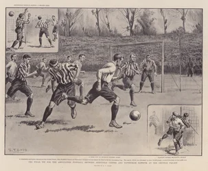 De laatste finale voor het voetbal