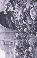 Indiase Muiterij: Hoe ze vochten om de opstand in Hindustan neer te slaan, illustratie uit British Battles on Land and Sea, 1915