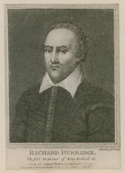 Richard Burbadge, de eerste vertolker van Koning Richard III