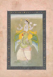 Vishnu op Garuda, ca. 1810-20