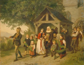 Het gouden huwelijk, 1857