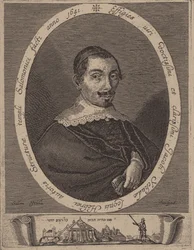 Portret van Jacob Judah Leon 1602-1675