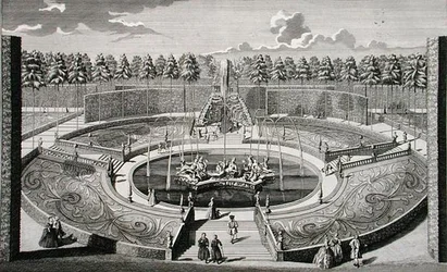 Uitzicht op de grot bij Geibach