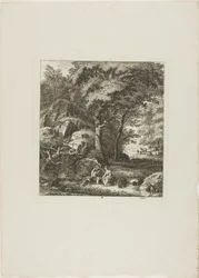 Paar zittend in een glade