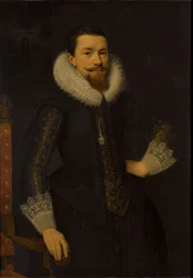 Portret van Pieter Boudaen Courten