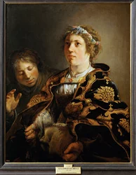 Judith en Holofernes (schilderij op doek)