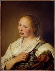 Portret van een jonge Vlaamse boer