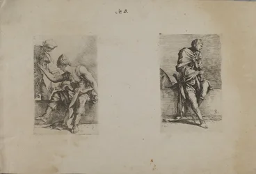 (Beeldjesreeks) Zittende figuur met puntig hoofd