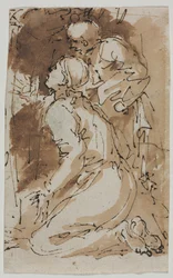Figurenstudies (recto)