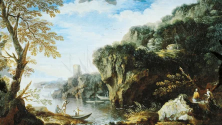Marine, School van Salvator Rosa