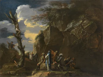 De kruisiging van Polycrates, ca. 1664