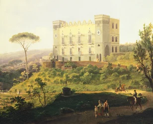 Villa Ruffo in Capodimonte, door Salvatore Fergola, Italië