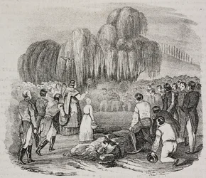 Begrafenis van Napoleon Bonaparte op het eiland Sint-Helena, 9 mei