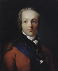 Portret van graaf Fyodor Vasilyevich Rostopchin 1763-1826, 1800