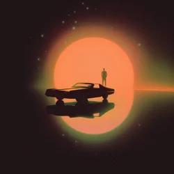 Eenzame reiziger Orange Planet