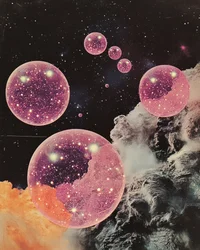 Glinsterende kosmische bollen