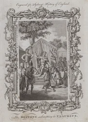 De Britten onderwerpen zich aan Claudius