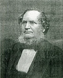Edward Henry Smith Stanley, Lord Stanley, gegraveerd naar een foto van Samuel A. Walker, c.1865