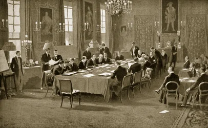 Ondertekening van het Verdrag van Londen, 1913