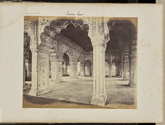 Delhi - Het paleis, interieur van de Diwan-i-Khas
